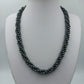 Elegante mehrreihige Perlenkette anthrazit / grau – edler Statement-Schmuck