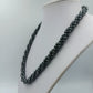 Elegante mehrreihige Perlenkette anthrazit / grau – edler Statement-Schmuck