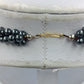 Elegante mehrreihige Perlenkette anthrazit / grau – edler Statement-Schmuck