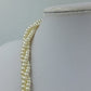 Elegante Perlenkette mehrreihig creme/weiß – klassischer Schmuck