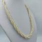 Elegante Perlenkette mehrreihig creme/weiß – klassischer Schmuck