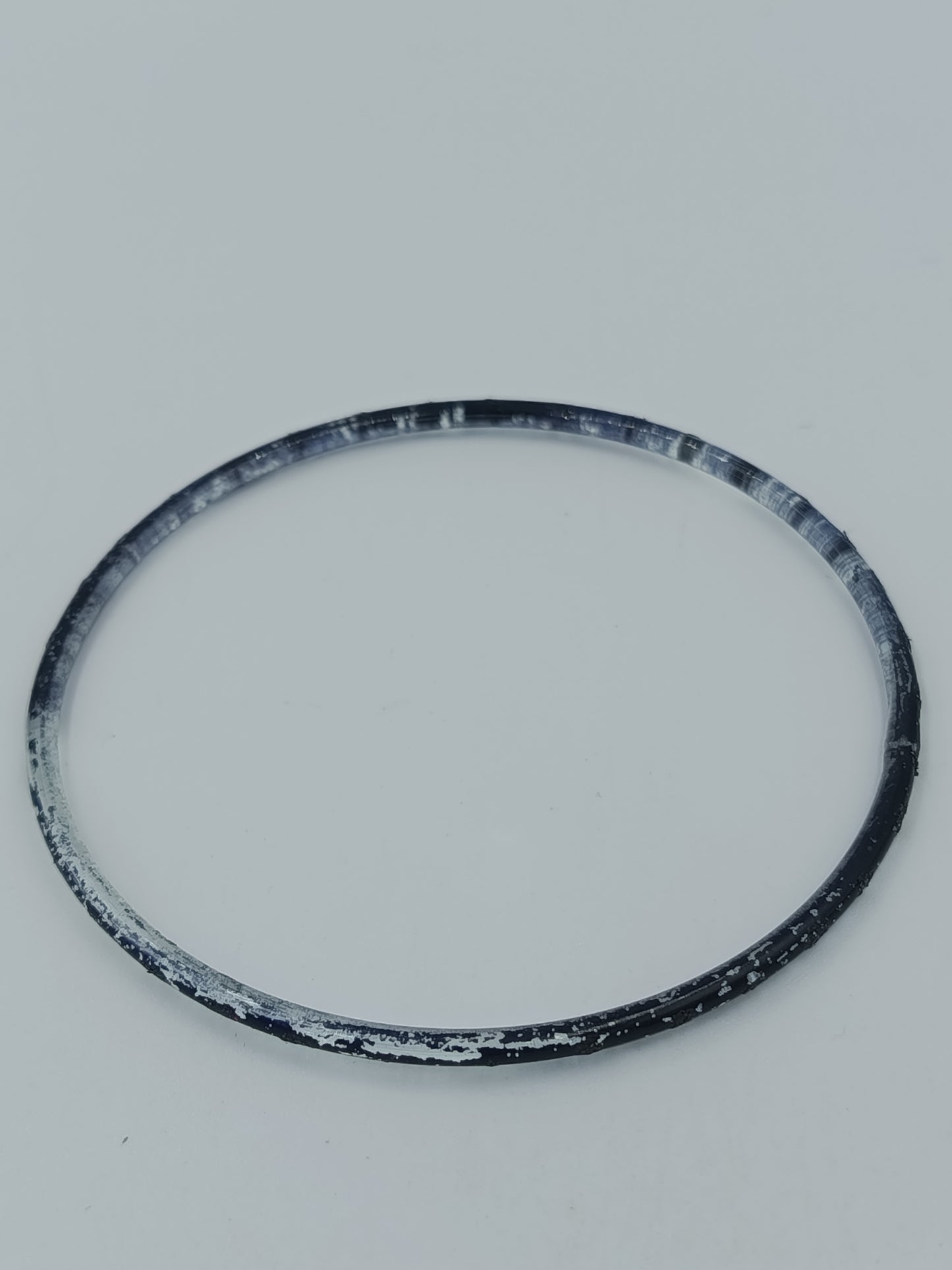 Schmaler Armreif schlicht – silberfarben, minimalistisch