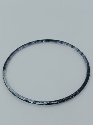 Schmaler Armreif schlicht – silberfarben, minimalistisch