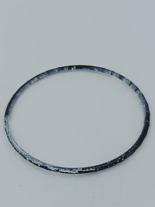 Schmaler Armreif schlicht – silberfarben, minimalistisch