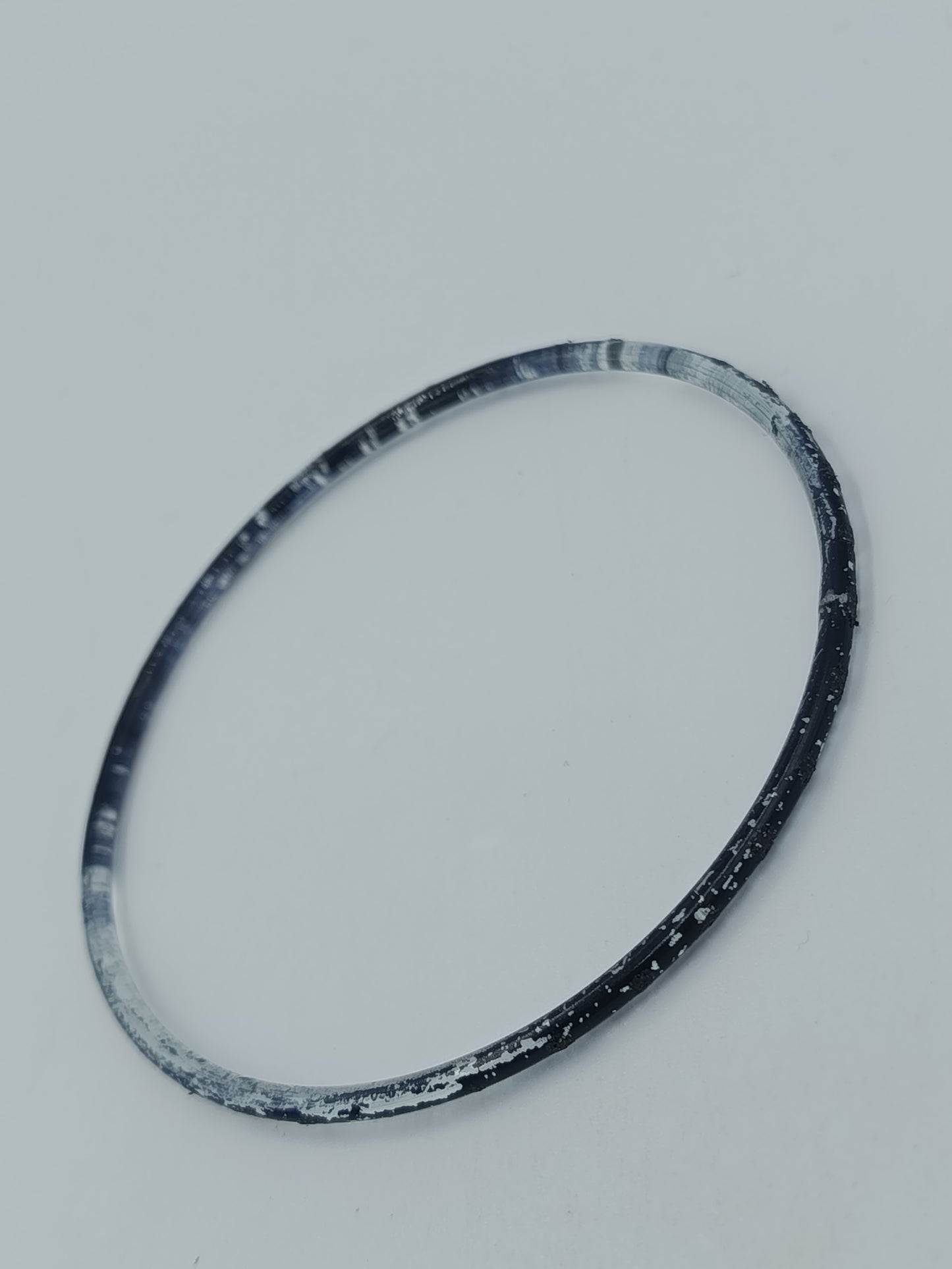 Schmaler Armreif schlicht – silberfarben, minimalistisch