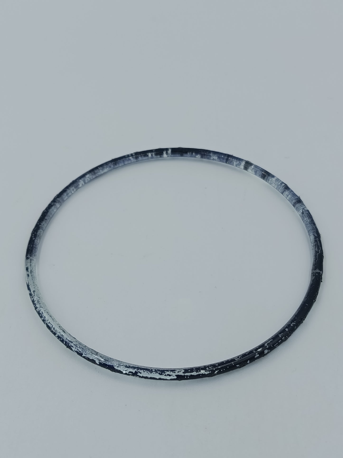 Schmaler Armreif schlicht – silberfarben, minimalistisch