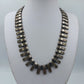 Vintage Statement Kette Metall Perlenoptik – Ethno Design massiv