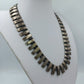 Vintage Statement Kette Metall Perlenoptik – Ethno Design massiv