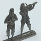 Vintage Musiker Duo – Zinn / Pewter Figur mit Geige  Flöte
