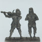 Vintage Musiker Duo – Zinn / Pewter Figur mit Geige  Flöte