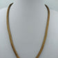 Vintage Mesh Kette goldfarben – flexible Schlangenkette / Collier