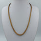 Vintage Mesh Kette goldfarben – flexible Schlangenkette / Collier