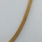 Vintage Mesh Kette goldfarben – flexible Schlangenkette / Collier
