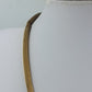 Vintage Mesh Kette goldfarben – flexible Schlangenkette / Collier