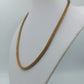 Vintage Mesh Kette goldfarben – flexible Schlangenkette / Collier