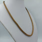Vintage Mesh Kette goldfarben – flexible Schlangenkette / Collier