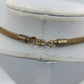 Vintage Mesh Kette goldfarben – flexible Schlangenkette / Collier
