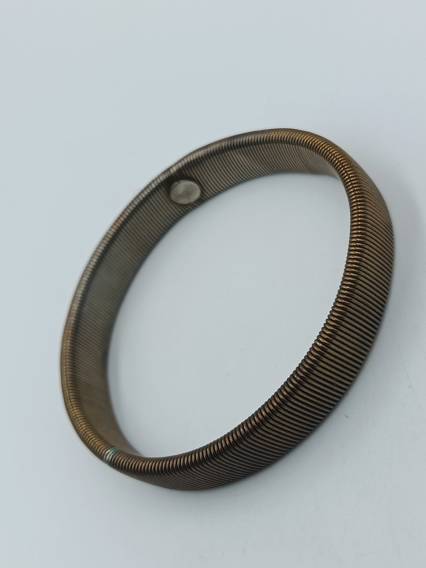 Vintage Stretch-Armband im Schlangen-Design – Metall, elastisch