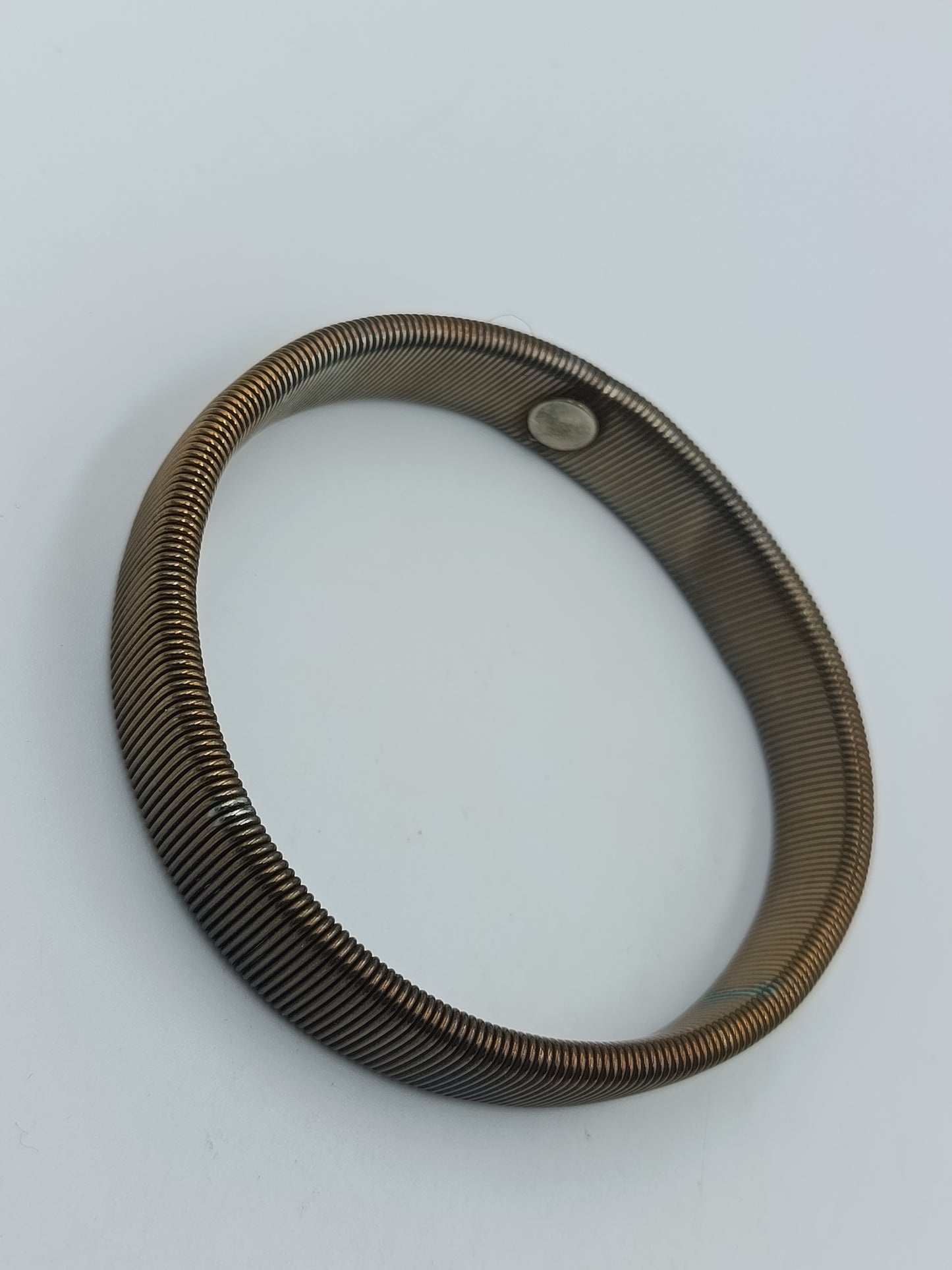 Vintage Stretch-Armband im Schlangen-Design – Metall, elastisch