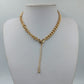 Vintage Gliederkette Goldfarben mit Herzdetail – Statement Halskette