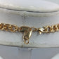 Vintage Gliederkette Goldfarben mit Herzdetail – Statement Halskette