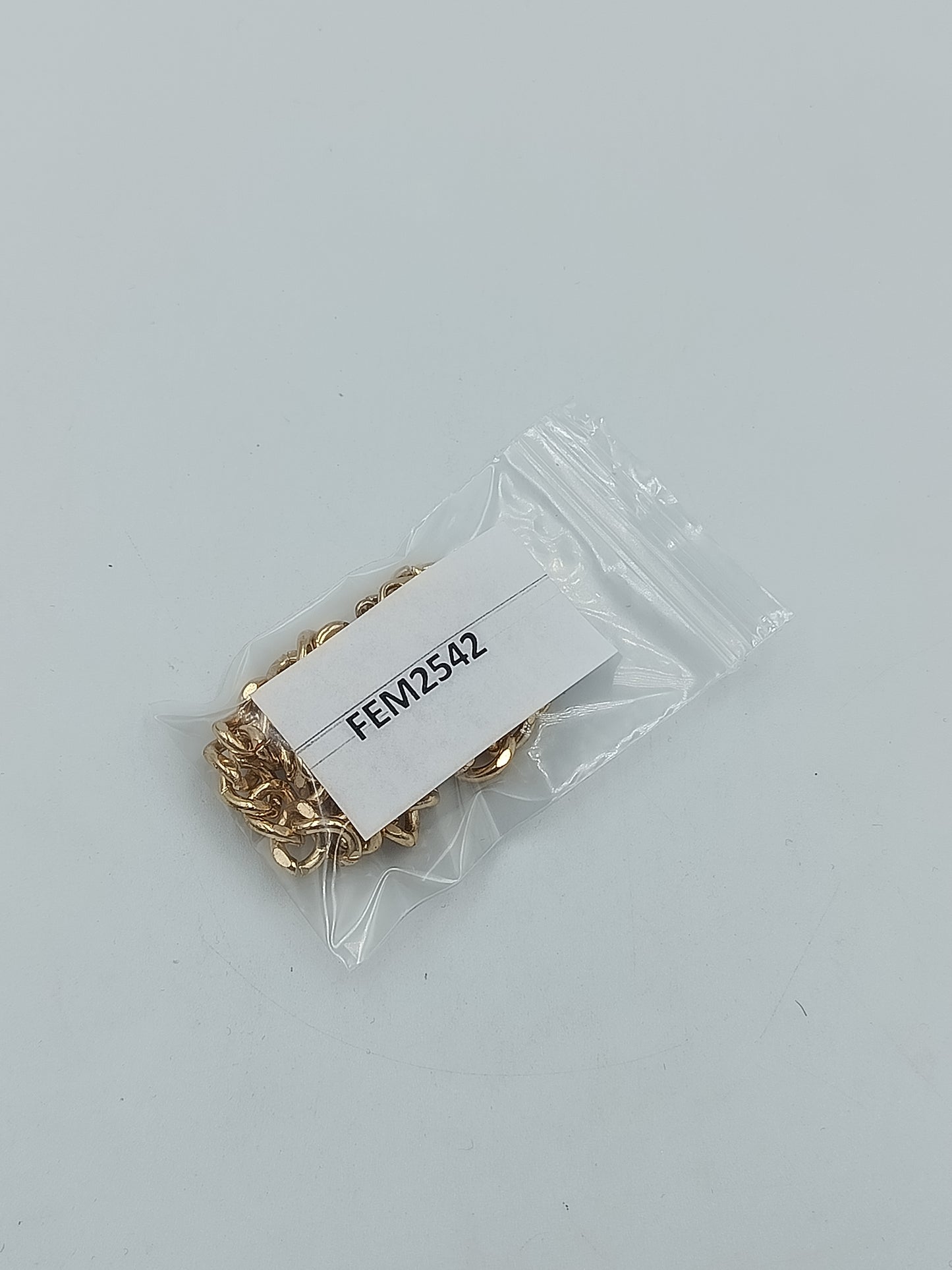Vintage Gliederkette Goldfarben mit Herzdetail – Statement Halskette