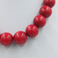 Statement Kette Rot – Große Perlenkette auffällig modern