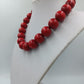 Statement Kette Rot – Große Perlenkette auffällig modern