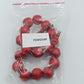 Statement Kette Rot – Große Perlenkette auffällig modern