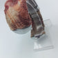 Vintage Damenarmbanduhr ALB Quartz – Edelstahl – rotes Zifferblatt