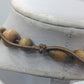 Vintage Holzperlenkette elastisch – Ethno Boho Statement Halskette