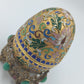 Cloisonné Schmuckei mit Standfuß – Vintage Dose / Schmuckkästchen