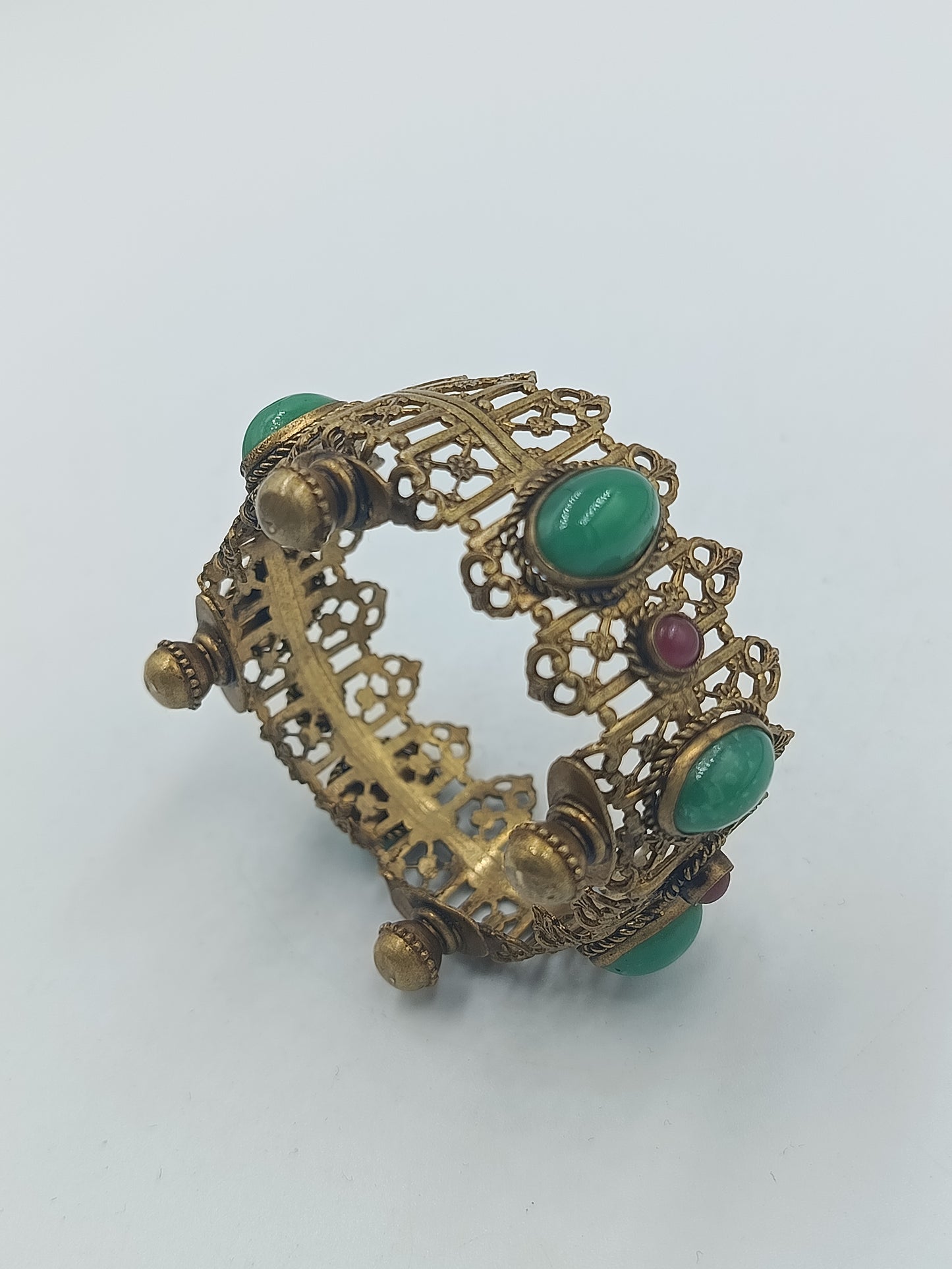 Cloisonné Schmuckei mit Standfuß – Vintage Dose / Schmuckkästchen