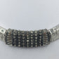 Statement Collier Ethno Design Silberfarben mit Zierelementen – 35 cm