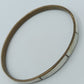 Schlichter Vintage Armreif – Metall mit hellem Einsatz
