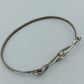 Eleganter Filigraner Armreif silberfarben mit Stein