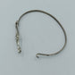 Eleganter Filigraner Armreif silberfarben mit Stein