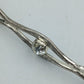 Eleganter Filigraner Armreif silberfarben mit Stein
