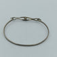 Eleganter Filigraner Armreif silberfarben mit Stein