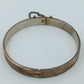 Vintage Armreif silberfarben mit Sicherheitskette –  ca. 6,5 cm