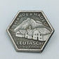 Vintage Brosche „Wanderadel Leutasch Tirol“ – Alpen Motiv