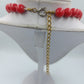 Statement Kette Rot mit großem Anhänger – 53 cm