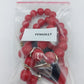 Statement Kette Rot mit großem Anhänger – 53 cm