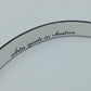 Vintage Armreif Emaille Weiß/Blau – „Arta made in Austria“