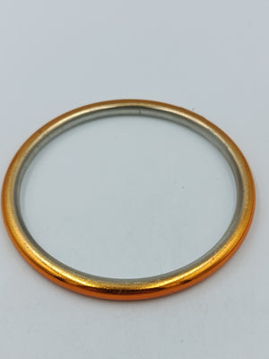 Vintage Armreif zweifarbig – gold silberfarben, schlicht