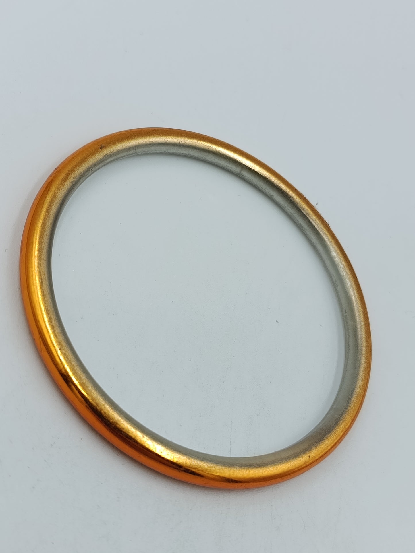 Vintage Armreif zweifarbig – gold silberfarben, schlicht