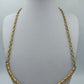 Vintage Halskette Statement – goldfarben mit strukturierter Front