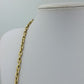 Vintage Halskette Statement – goldfarben mit strukturierter Front