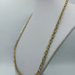 Vintage Halskette Statement – goldfarben mit strukturierter Front