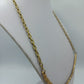 Vintage Halskette Statement – goldfarben mit strukturierter Front